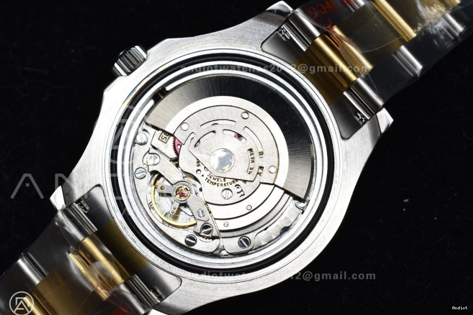 YG 116623 Edition Plated Bracelet on SS YG SA3135 GMF White Best Dial Yacht-Master 1108